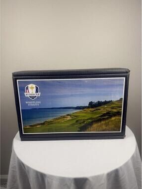 Ryder Cup 2020 Whistling Straits Hat & Coaster Gift Set Lexmark NWT